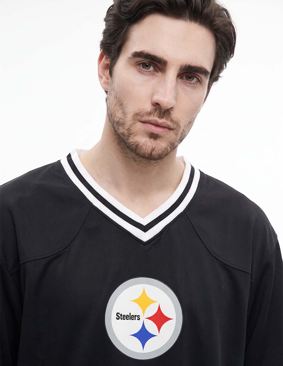 Playera deportiva para entrenamiento pittsburgh steelers de hombre 2