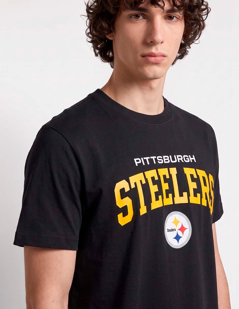Playera casual pittsburgh steelers para hombre