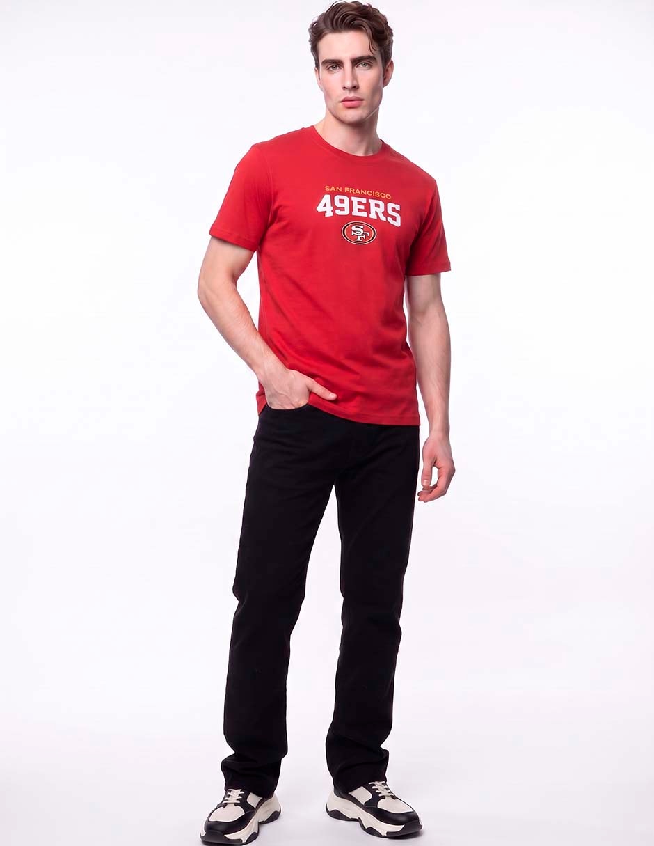 Playera casual san francisco 49ers para hombre