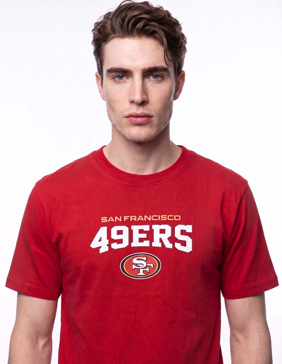 Playera casual san francisco 49ers para hombre