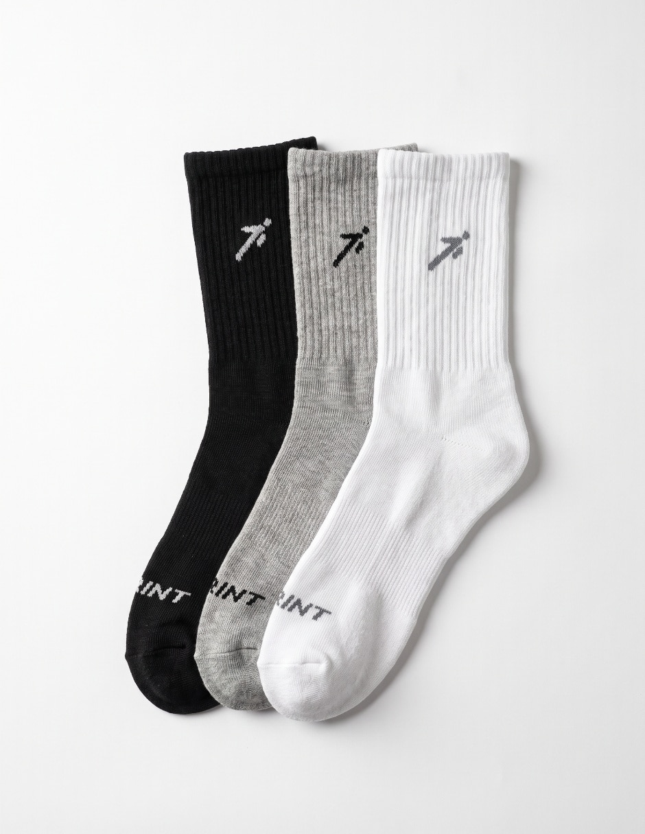 Set de calceta para entrenamiento para hombre 3 pares